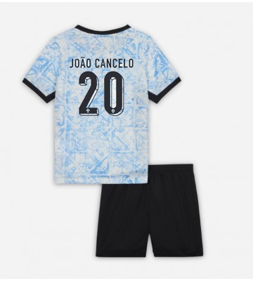 Portugal Joao Cancelo #20 Udebanesæt Børn EM 2024 Kort ærmer (+ korte bukser)